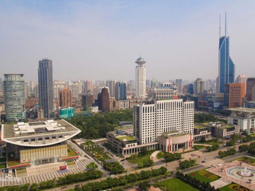 People’s Square in Shanghai