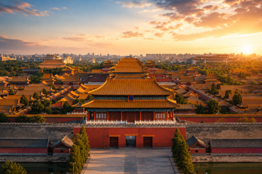 Die Verbotene Stadt in Peking