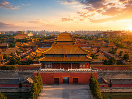Die Verbotene Stadt in Peking