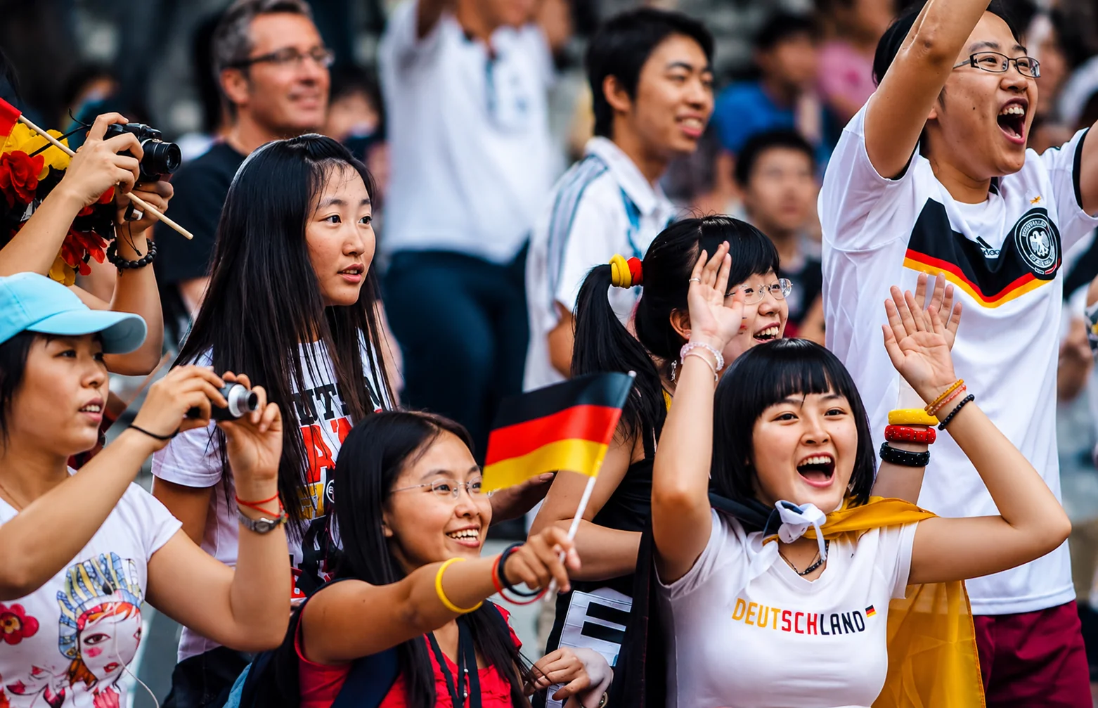 Chinesische Fußballfans